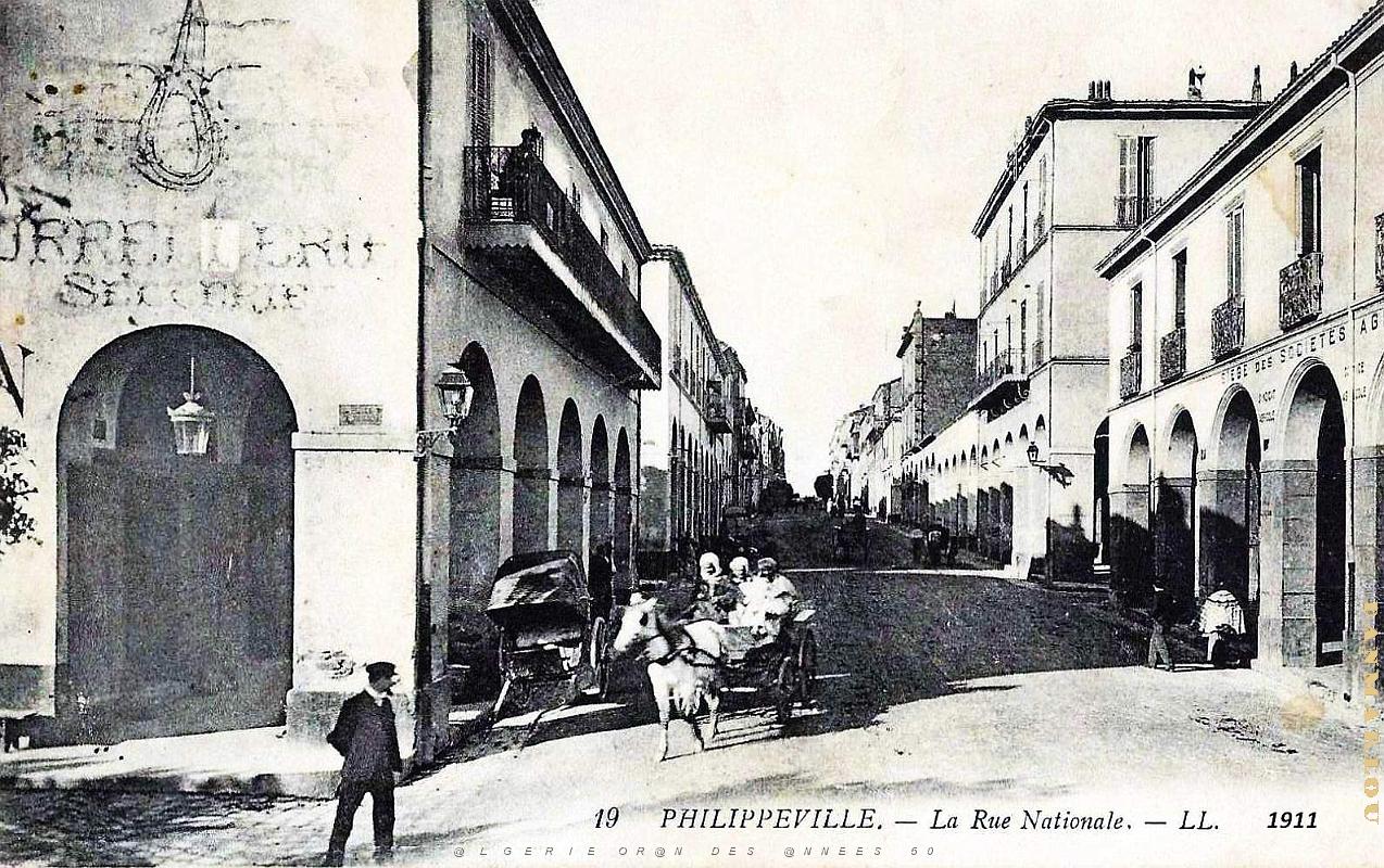 Philippeville - Rue Nationale - 1911.jpg